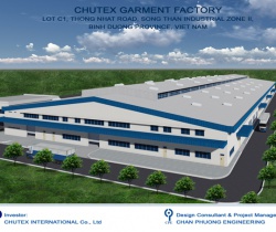 Công trình nhà máy dệt Chutex mở rộng